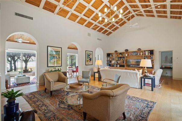 Interior, Living room, Pendant Lights, Wooden Ceilings, Wood Texture Flooring