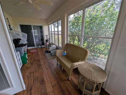 Interior, Sun Room, Wood Texture Flooring