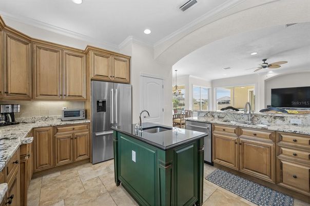 Interior, Kitchen, Recessed Lighting, Stainless Steel Appliances