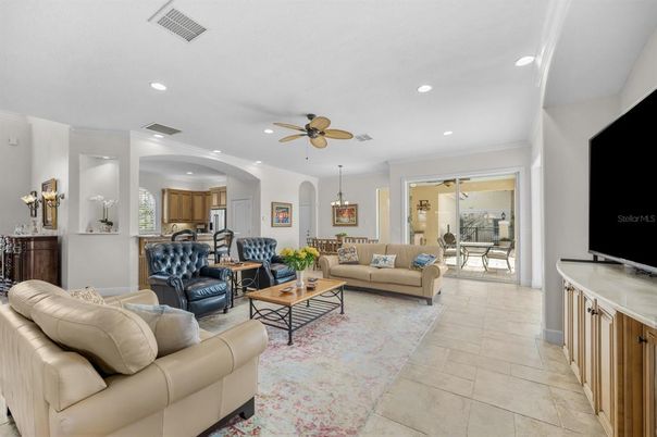 Interior, Kitchen, Living room, Pendant Lights, Recessed Lighting