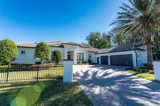 Attached, Backyard, Exterior, Facade, Mediterranean