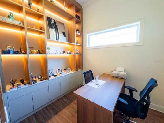 Home Office, Interior, Wood Texture Flooring