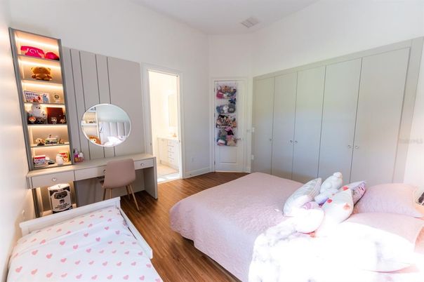 Bedroom, Home Office, Interior, Wood Texture Flooring