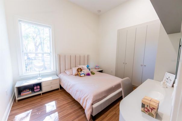 Bedroom, Interior, Wood Texture Flooring