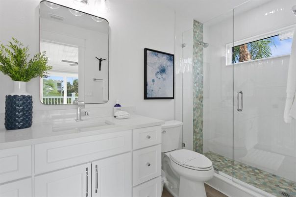 Bathroom, Glass Shower, Interior