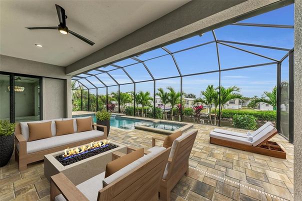 Glass Ceilings, Interior, Pool, Recessed Lighting, Sun Room