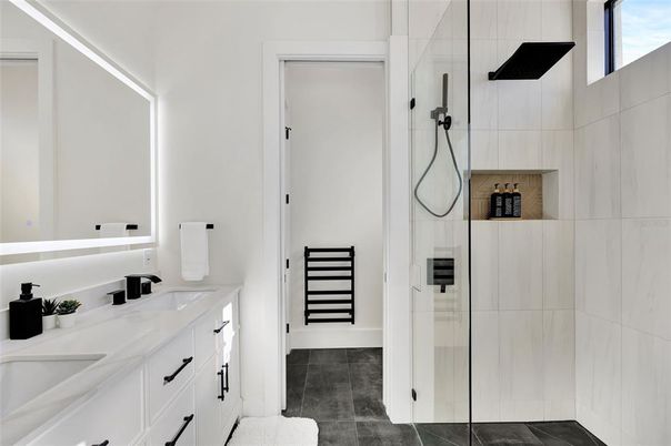 Bathroom, Glass Shower, Interior