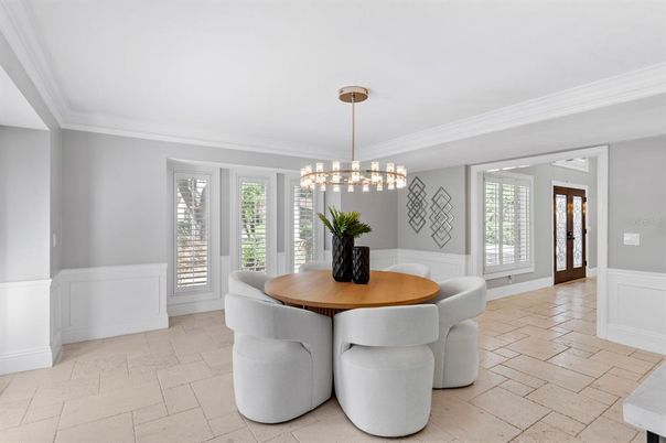 Dining room, Interior, Pendant Lights