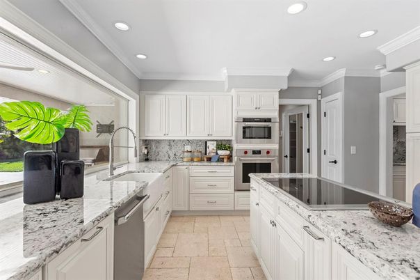 Interior, Kitchen, Recessed Lighting, Stainless Steel Appliances