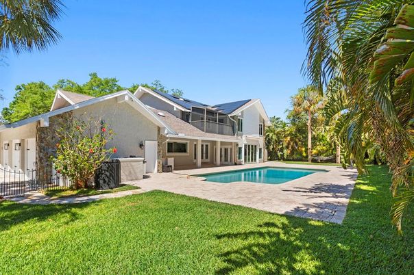 Backyard, Exterior, Pool, Solar Panels