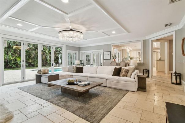 Chandelier, Interior, Living room, Recessed Lighting