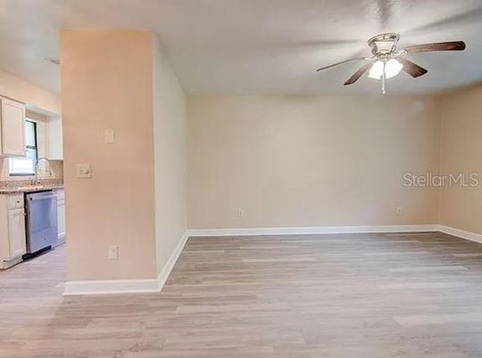 Empty room, Interior, Kitchen, Wood Texture Flooring