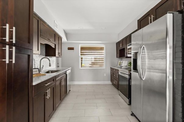 Interior, Kitchen, Recessed Lighting, Stainless Steel Appliances