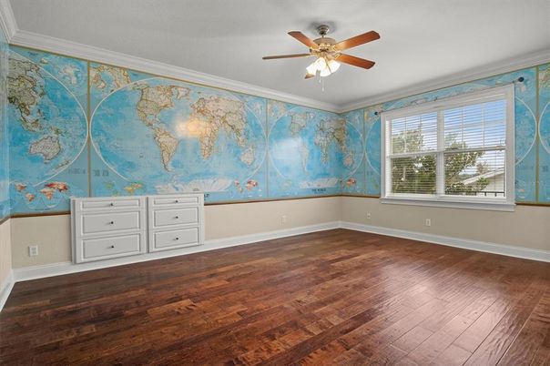Empty room, Interior, Wood Texture Flooring