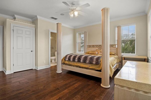 Bedroom, Interior, Wood Texture Flooring