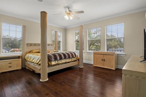 Bedroom, Interior, Wood Texture Flooring