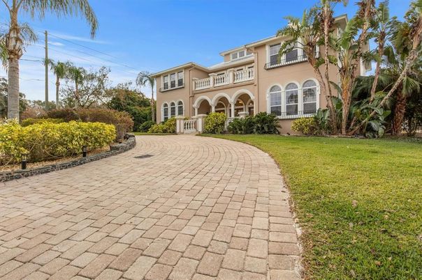 Backyard, Exterior, Facade, Mediterranean