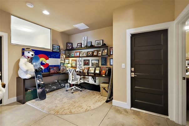 Home Office, Interior, Recessed Lighting