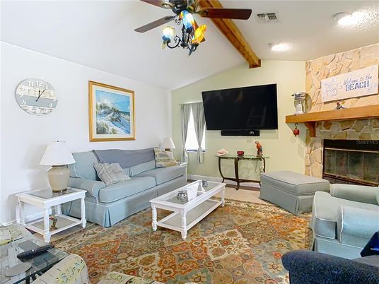 Fireplace, Interior, Living room, Wooden Beams