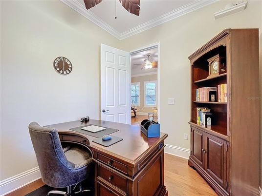 Home Office, Interior, Wood Texture Flooring