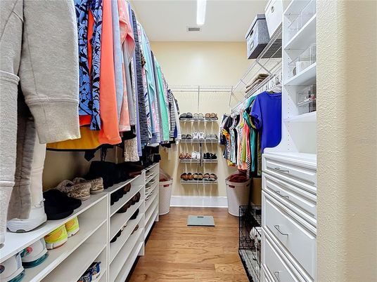 Interior, Walk-in Closets, Wood Texture Flooring