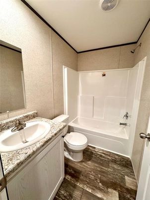 Bathroom, Interior, Wood Texture Flooring