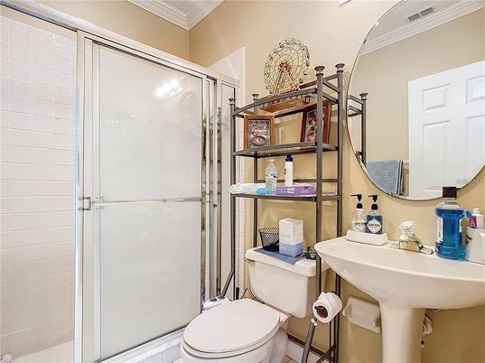 Bathroom, Glass Shower, Interior