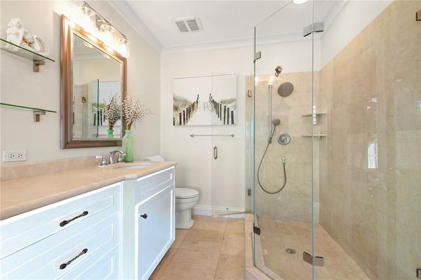 Bathroom, Glass Shower, Interior