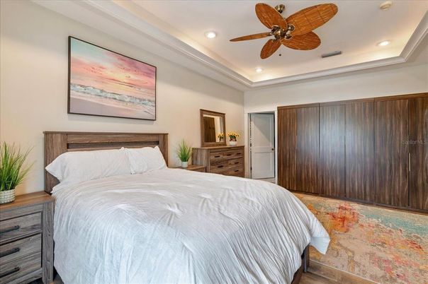 Bedroom, Interior, Recessed Lighting