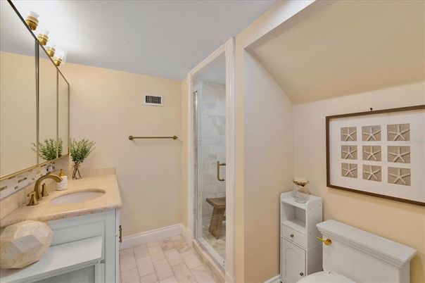 Bathroom, Glass Shower, Interior