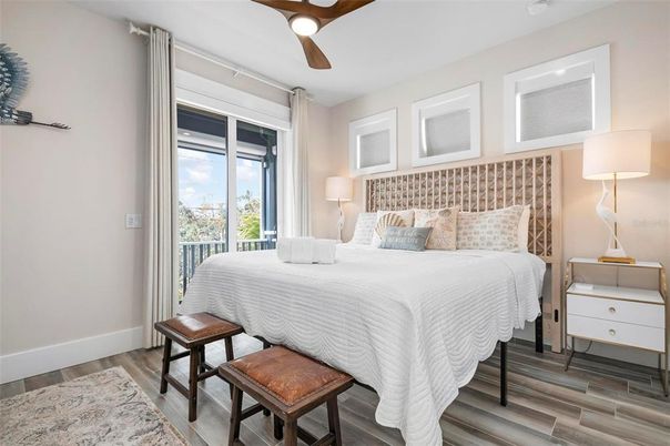 Bedroom, Interior, Wood Texture Flooring