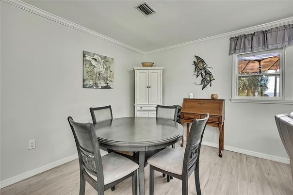 Dining room, Interior, Wood Texture Flooring