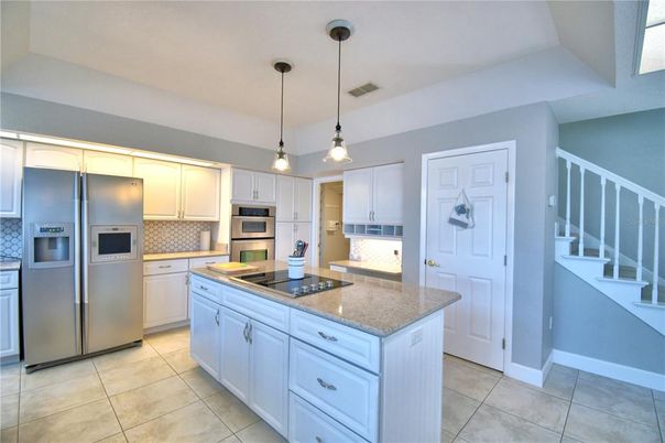 Interior, Kitchen, Pendant Lights, Stainless Steel Appliances