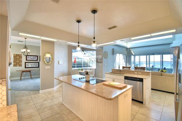Dining room, Interior, Kitchen, Living room, Pendant Lights