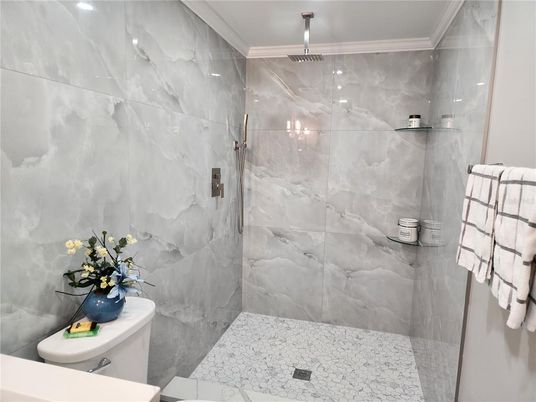 Bathroom, Interior, Marble Walls