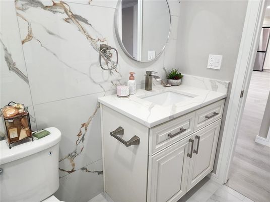 Bathroom, Interior, Marble Walls