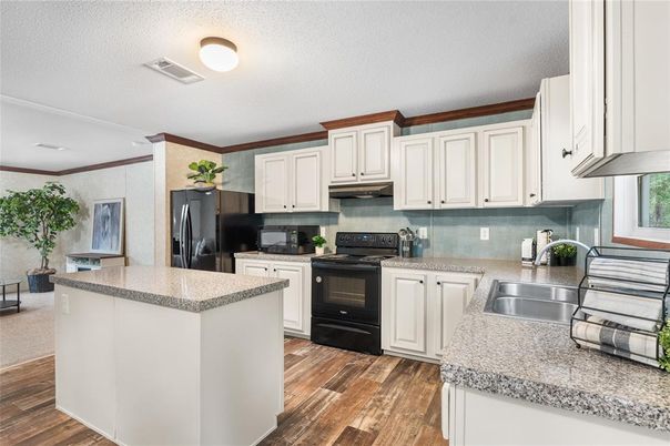 Interior, Kitchen, Wood Texture Flooring