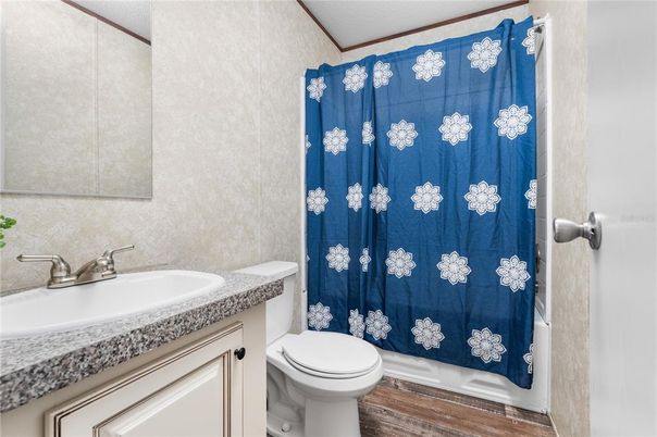 Bathroom, Interior, Wood Texture Flooring