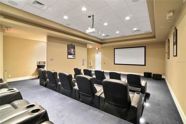 Home Theatre Room, Interior, Projection Screen, Recessed Lighting, Theatre Room