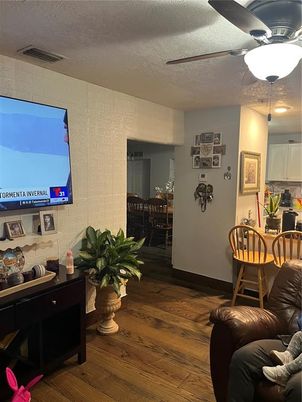 Dining room, Interior, Wood Texture Flooring