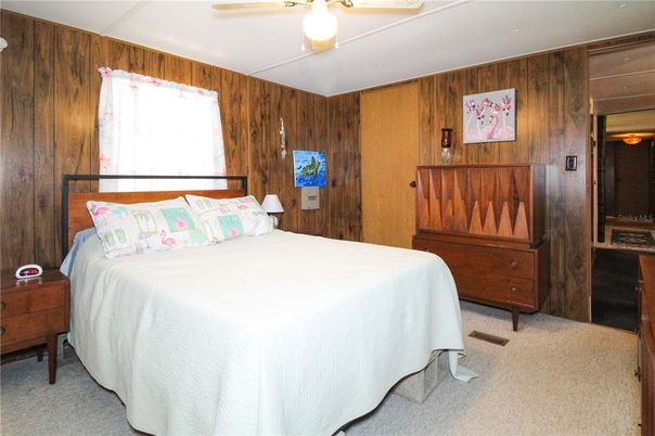 Bedroom, Interior, Wooden Walls