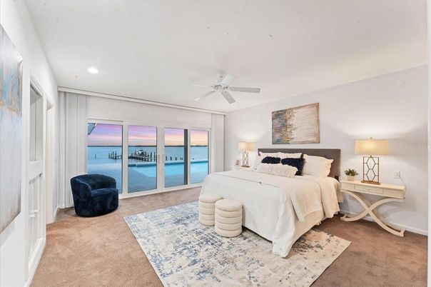 Bedroom, Interior, Recessed Lighting, Water