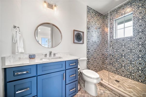 Bathroom, Glass Shower, Interior