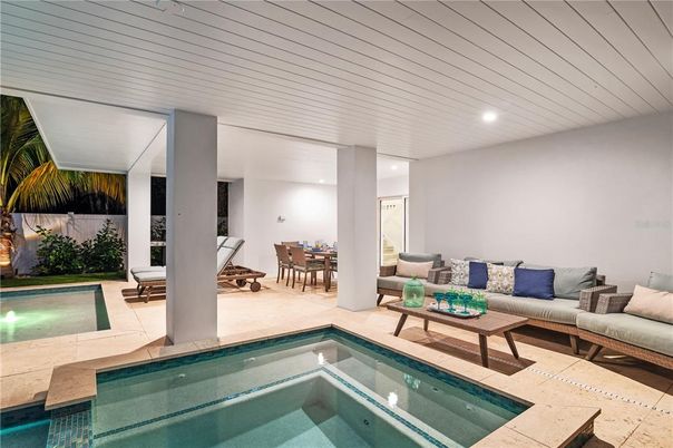 Interior, Pool, Recessed Lighting