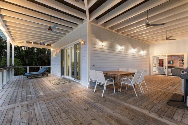 Exterior, Wood Texture Flooring