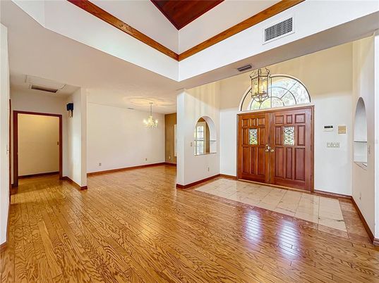 Chandelier, Interior, Pendant Lights, Wood Texture Flooring