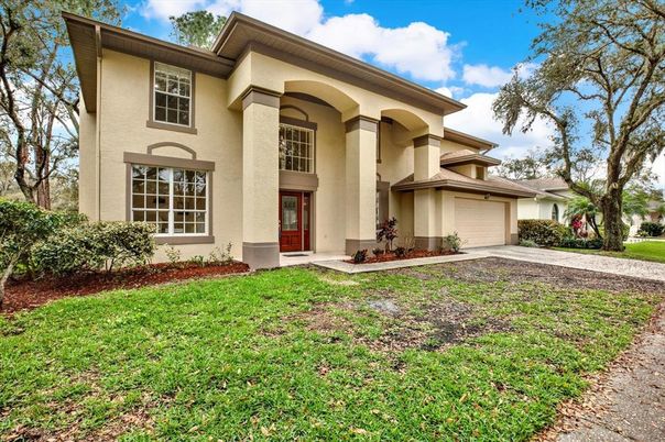 Attached, Backyard, Exterior, Facade, Mediterranean