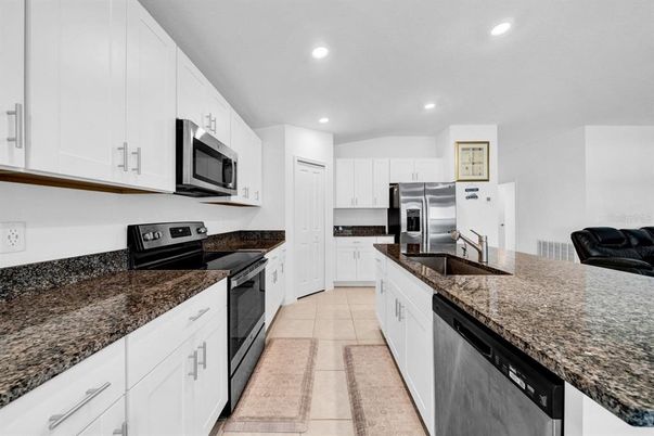 Interior, Kitchen, Recessed Lighting, Stainless Steel Appliances