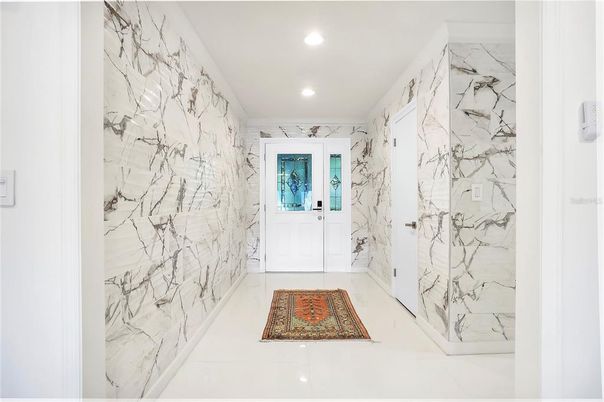 Interior, Marble Walls, Recessed Lighting
