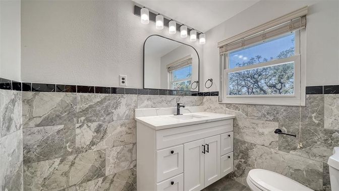 Bathroom, Interior, Marble Walls